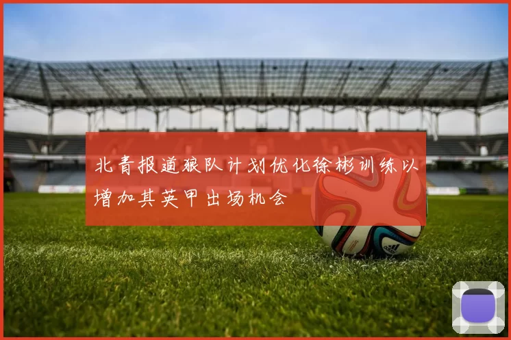 北青报道狼队计划优化徐彬训练以增加其英甲出场机会